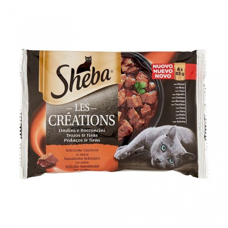 SHEBA POUCH SELEZ.GUSTO 4x85gr